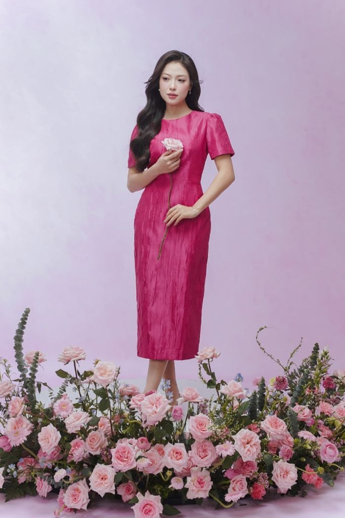 ĐẦM THIẾT KẾ VAI BỒNG D09432