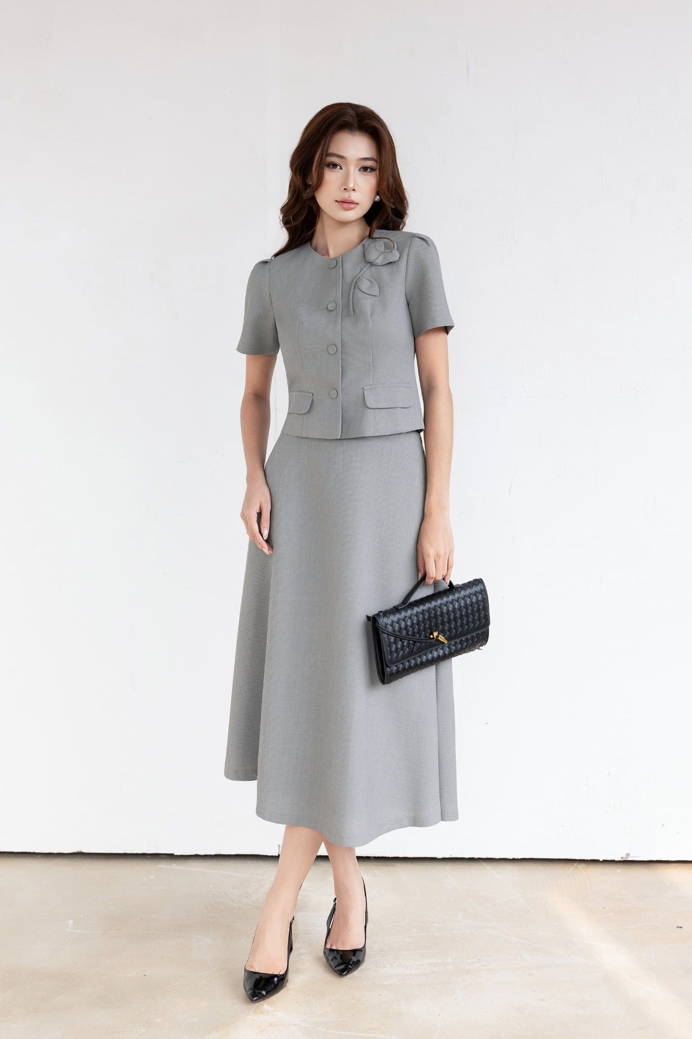 CHÂN VÁY MIDI Z08282