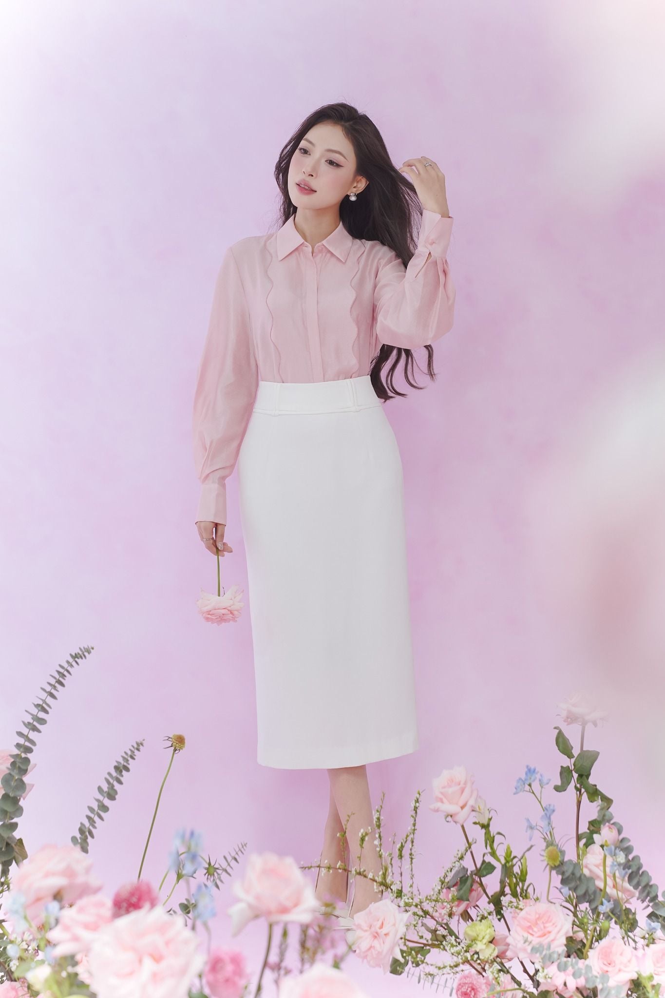 SƠ MI TƠ HỒNG SM09352