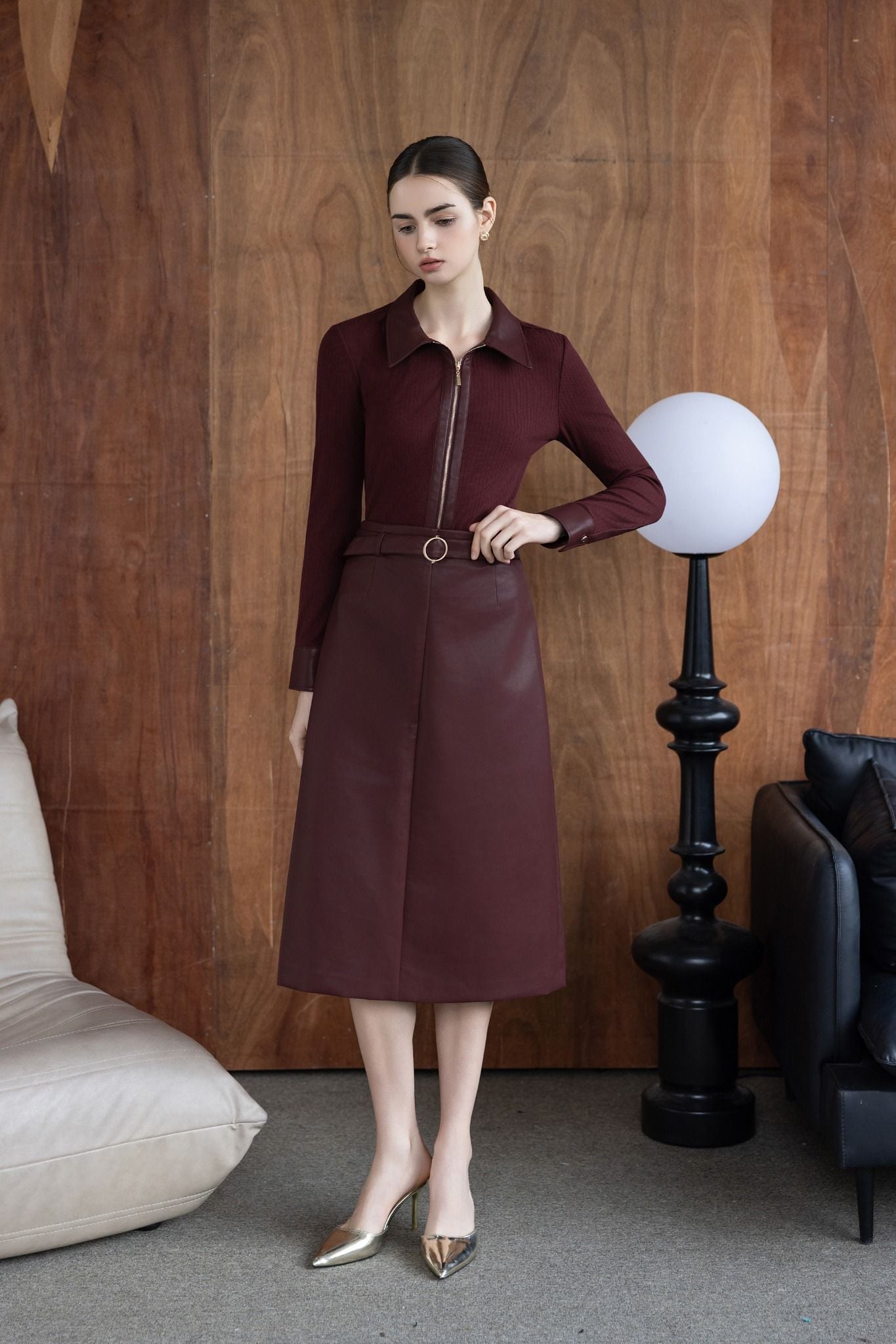 CHÂN VÁY DA Z07872