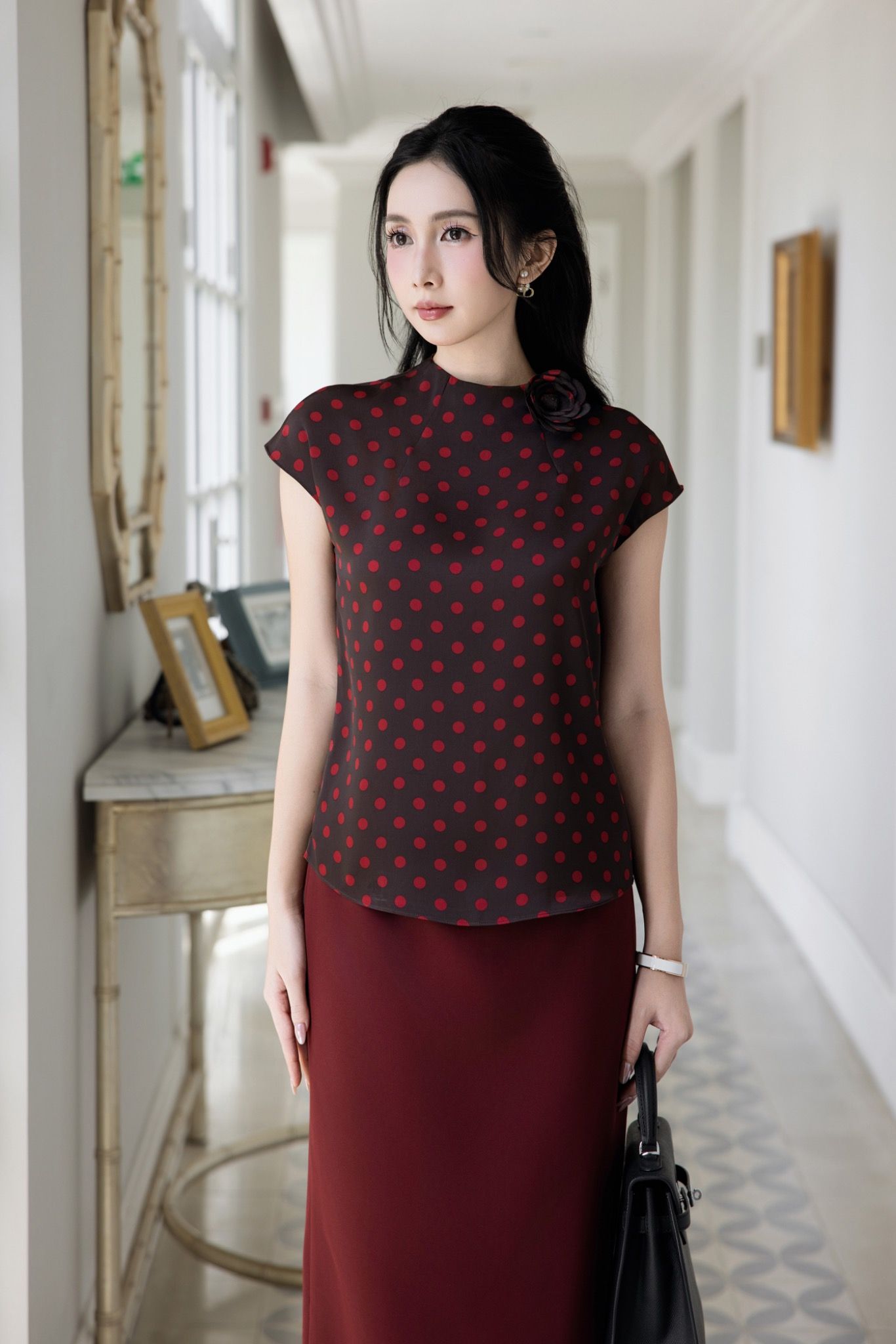 SƠ MI CHẤM BI SM03022