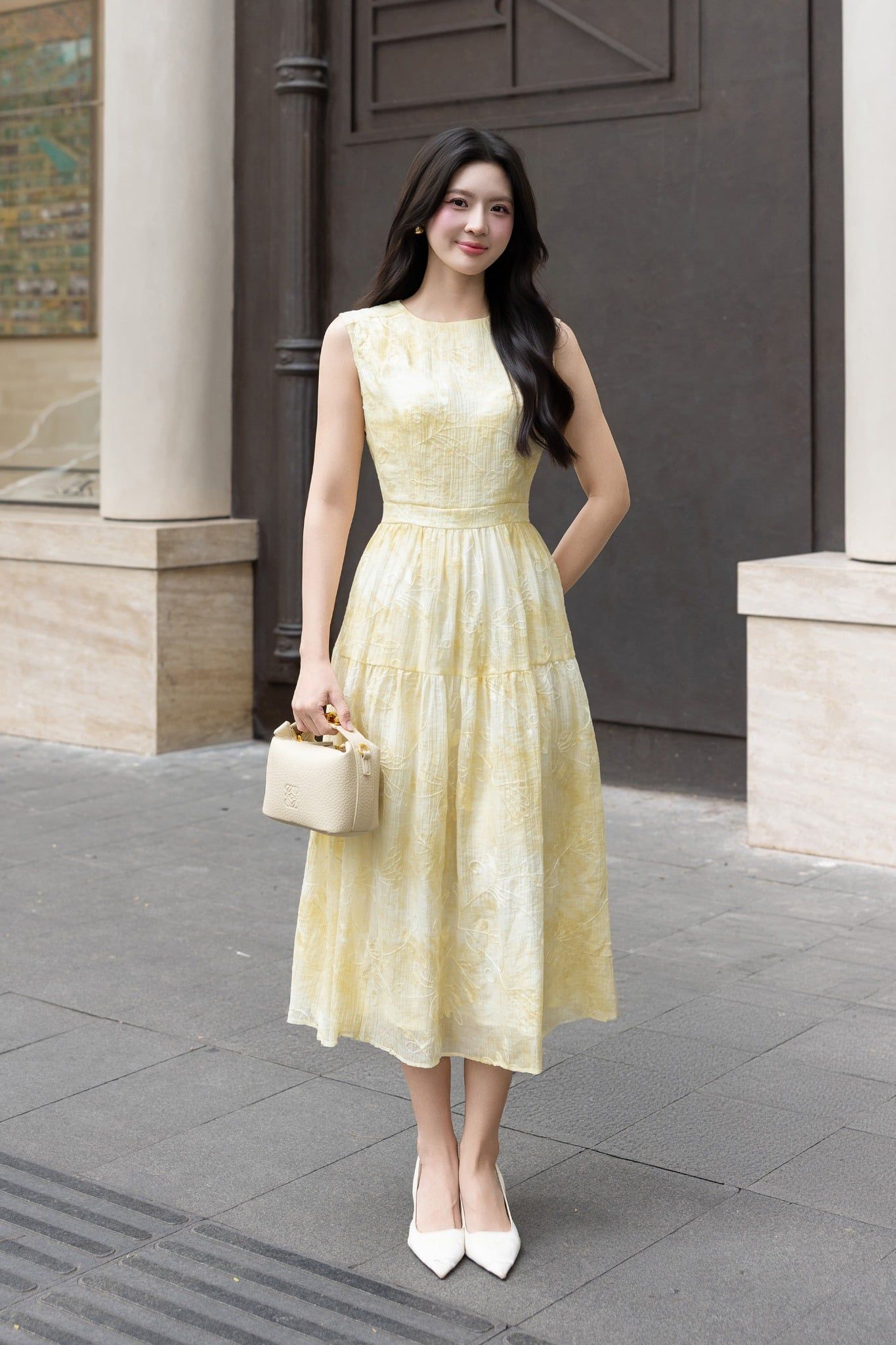 ĐẦM TƠ THÊU NỔI D10342