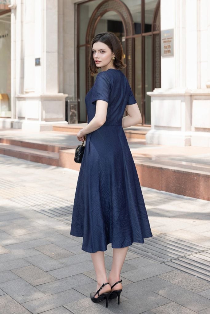  ĐẦM XANH THIẾT KẾ D10002 