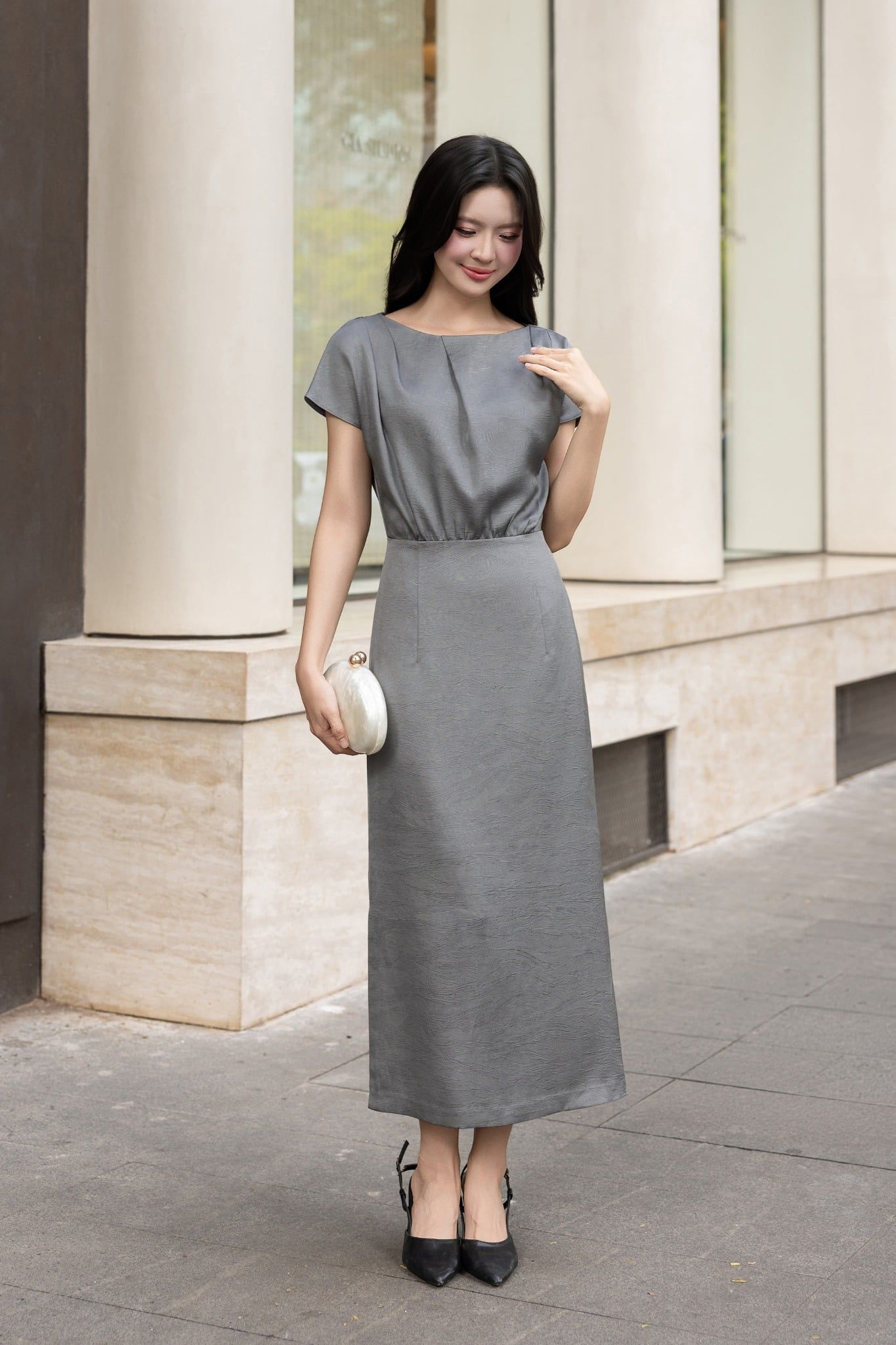 ĐẦM LỤA THIẾT KẾ D10402