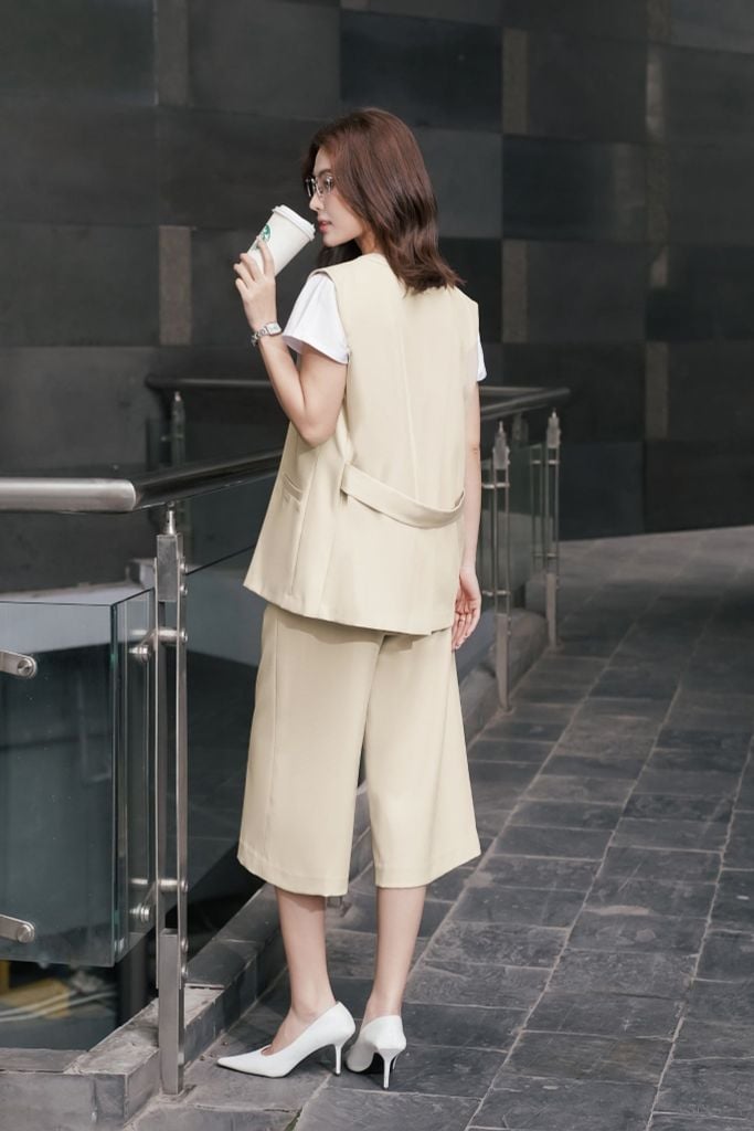  ÁO GILE DÁNG SUÔNG AK10132 