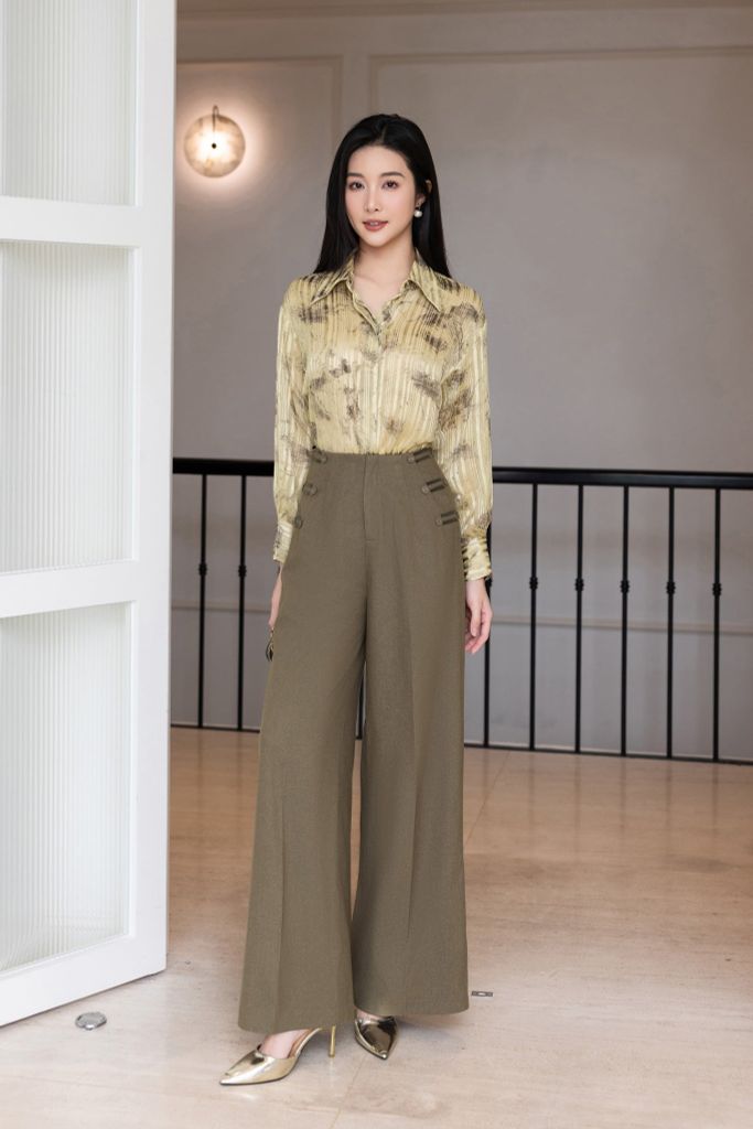 QUẦN SUÔNG NÂU Q08562