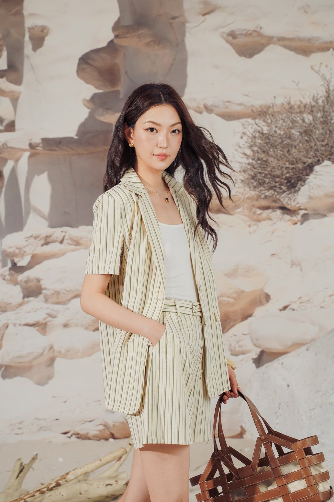 SET VEST KẺ HW01142