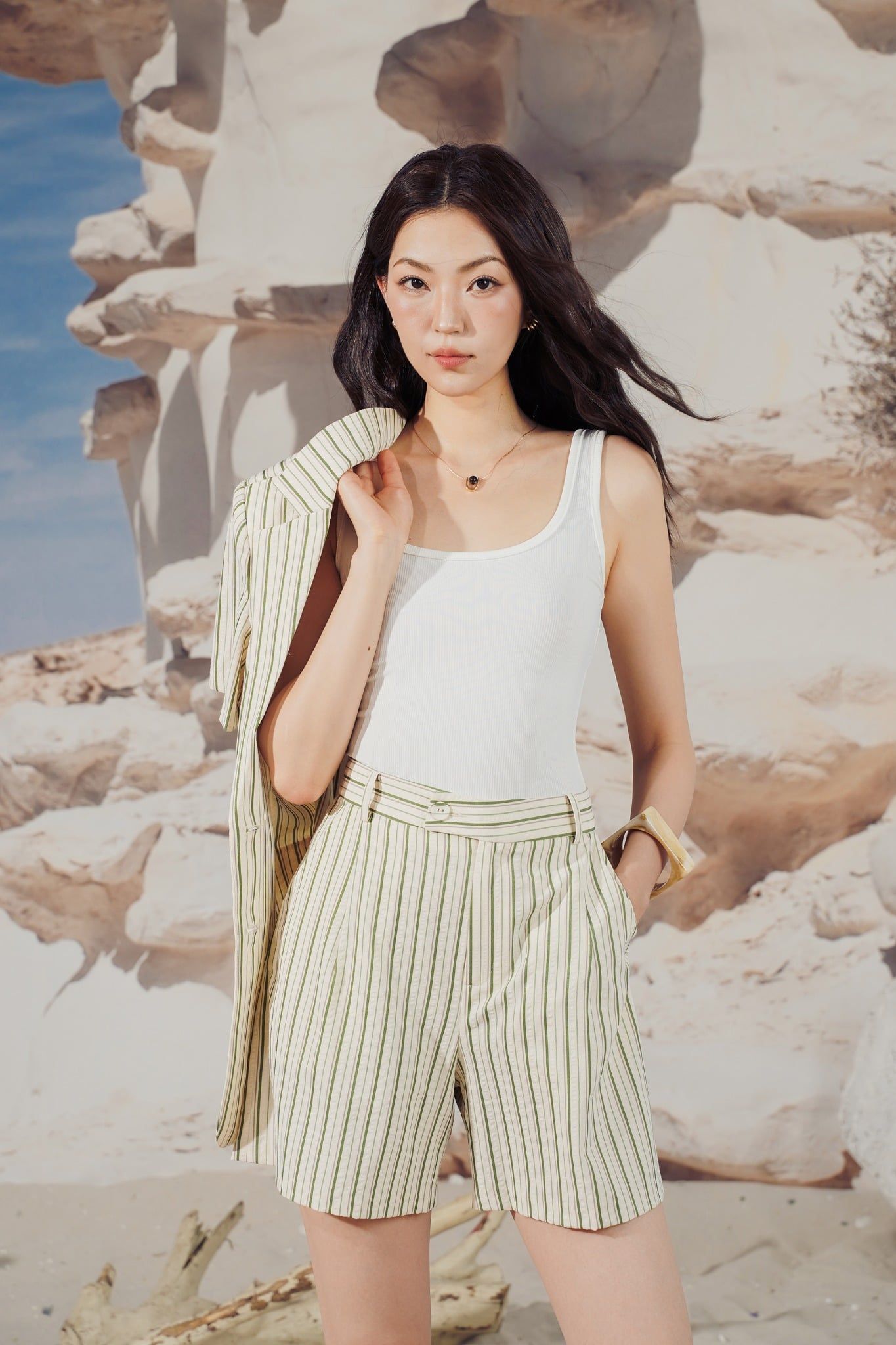 SET VEST KẺ HW01142