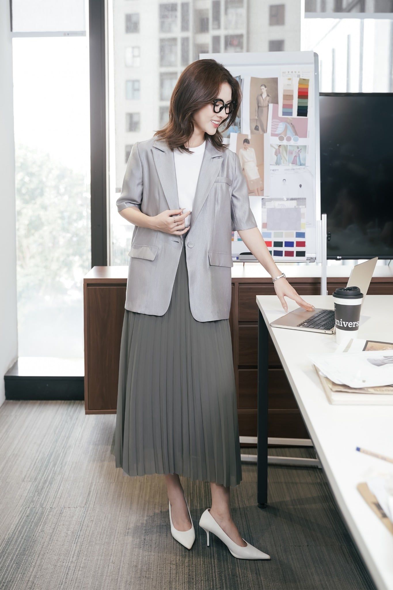 ÁO VEST DÁNG SUÔNG AK10212