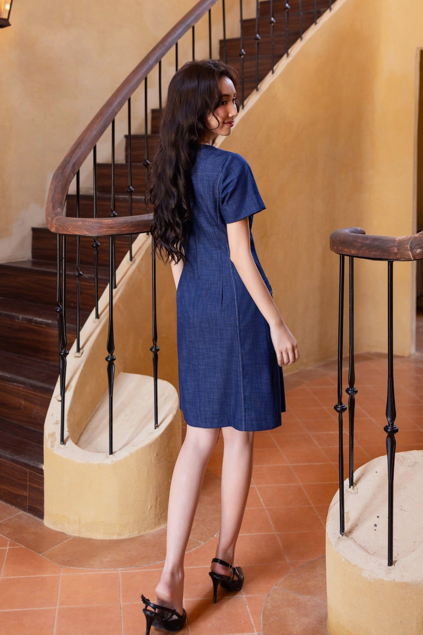 ĐẦM THIẾT KẾ PHỐI TÚI D10182