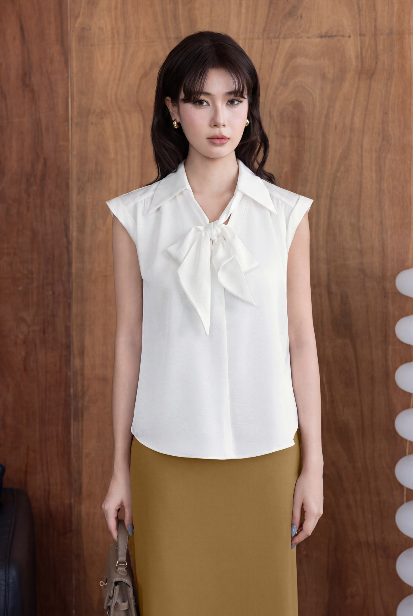 SƠ MI LỤA CỔ NƠ SM00762