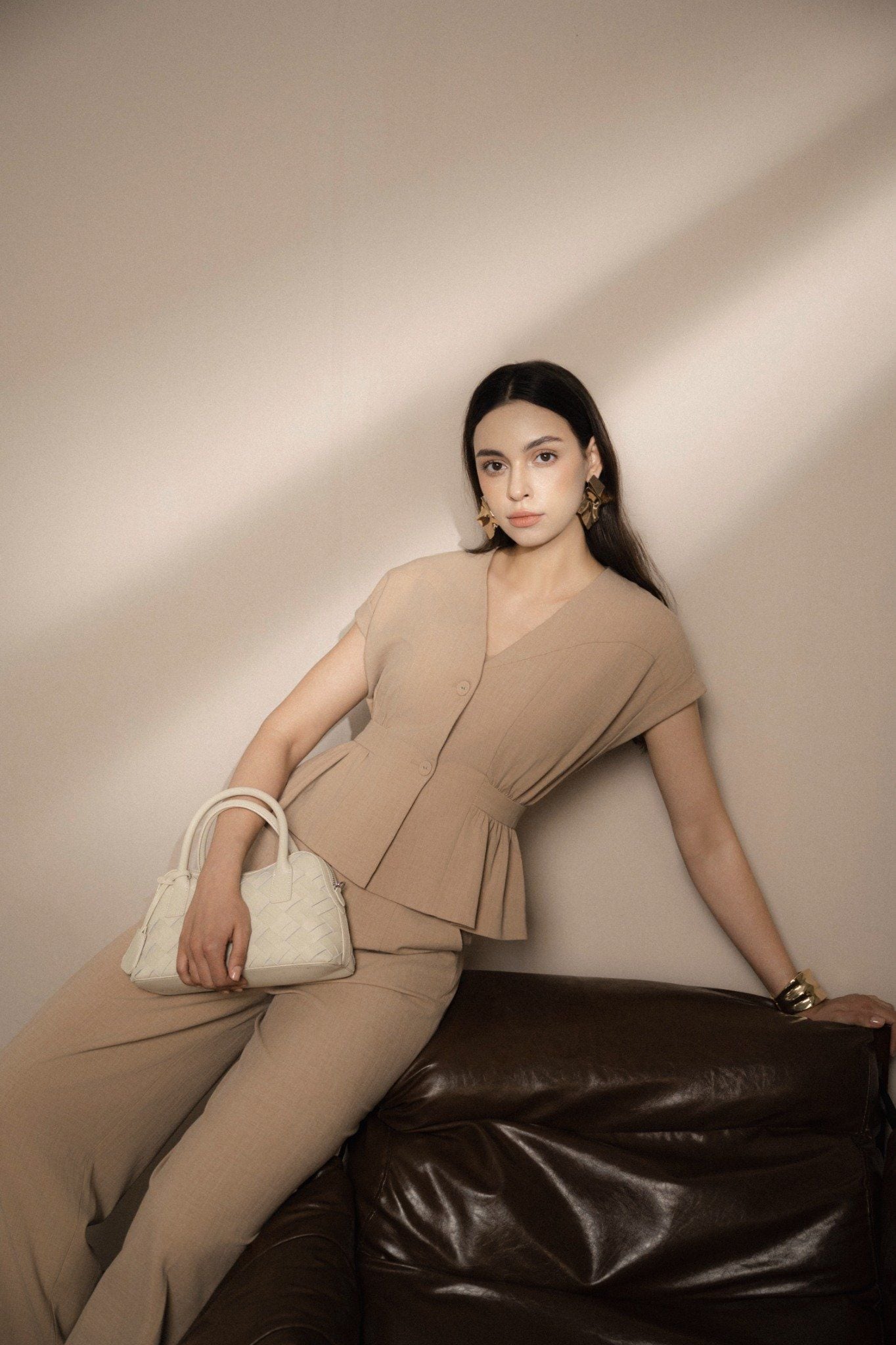 QUẦN SUÔNG NÂU Q01992