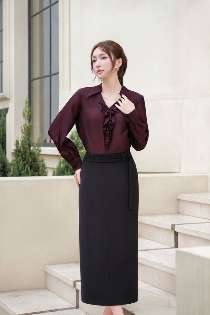 SƠ MI TAY DÀI SM02152