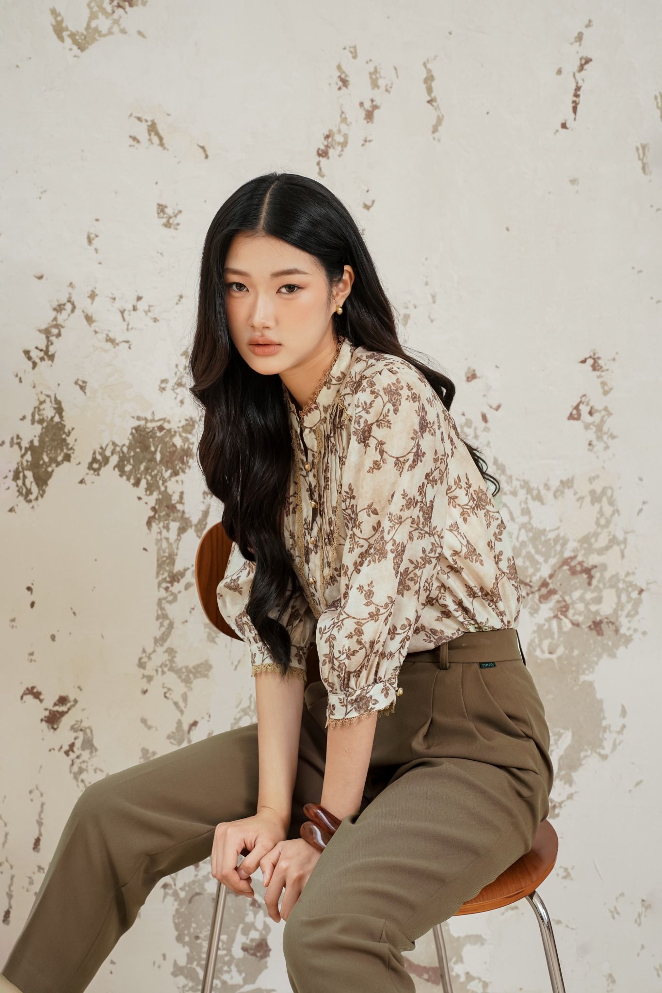 QUẦN BAGGY NÂU Q03452