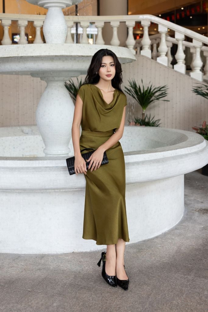  ÁO LỤA CỔ ĐỔ SM03922 