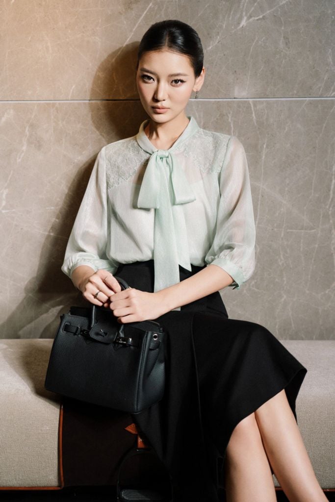  SƠ MI TƠ ĐÁP HOA NỔI SM04342 