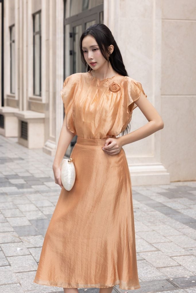  SƠ MI TƠ ĐÍNH HOA 3D SM05322 