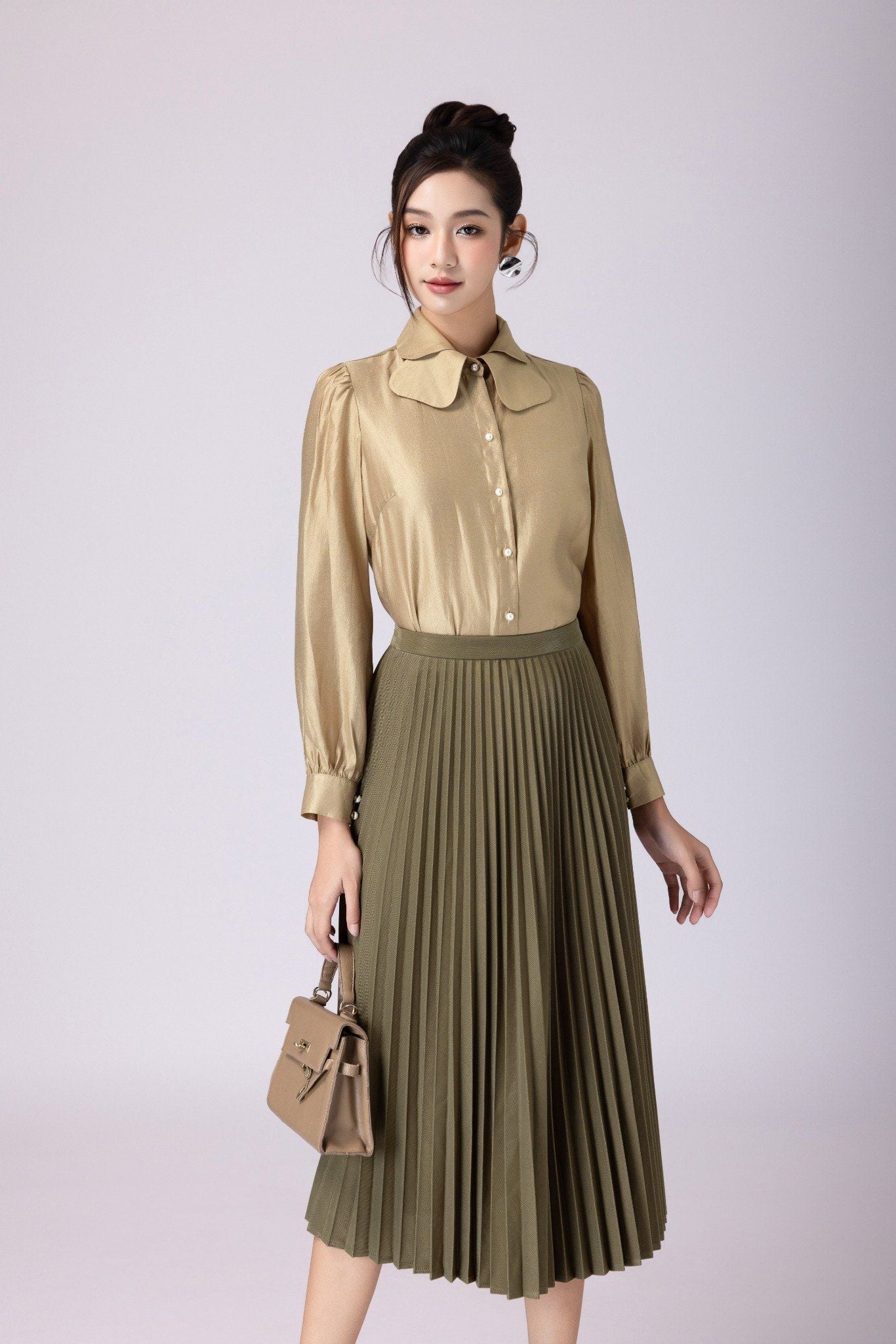 CHÂN VÁY XẾP LI Z06372