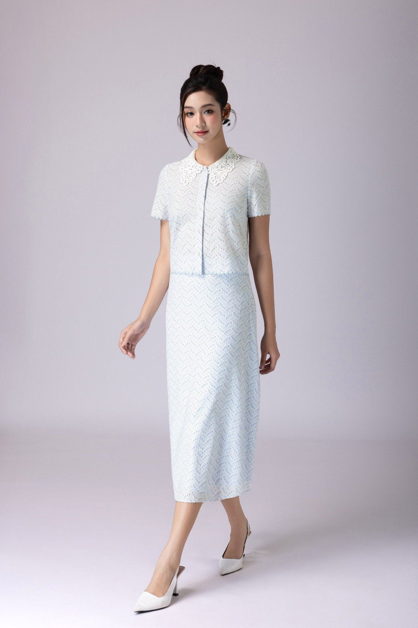 CHÂN VÁY MIDI Z06802