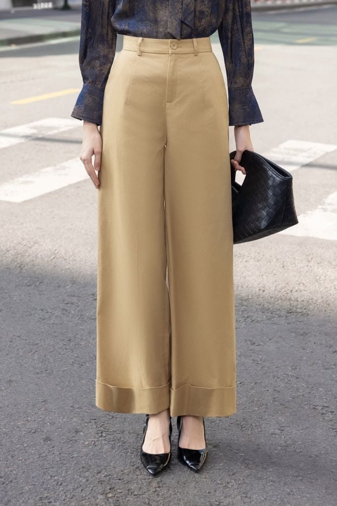  QUẦN KAKI ỐNG RỘNG Q08072 