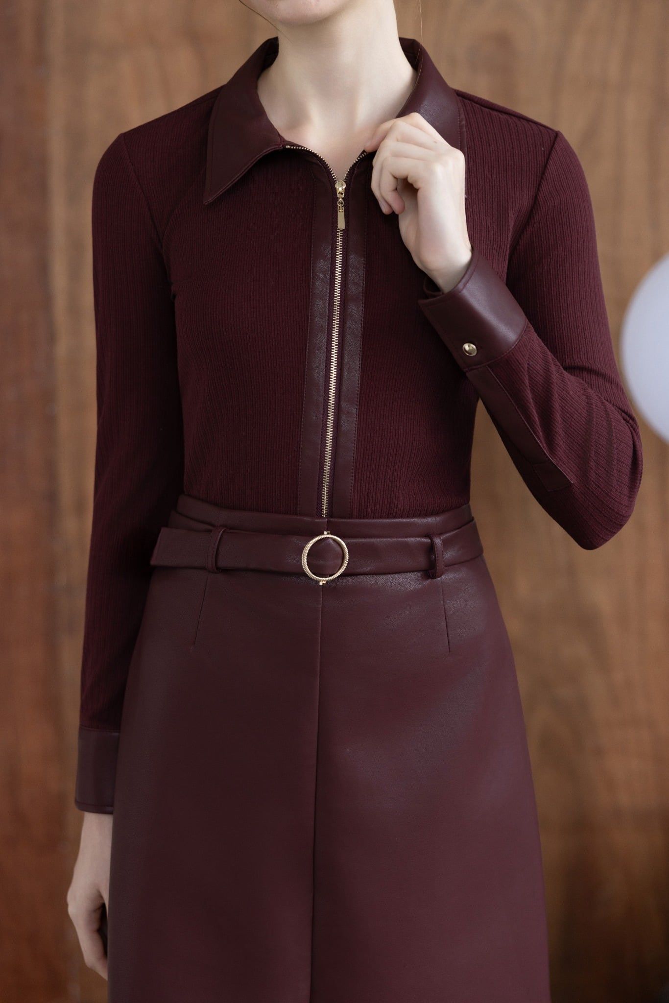 ÁO LEN PHA CỔ DA AL07862