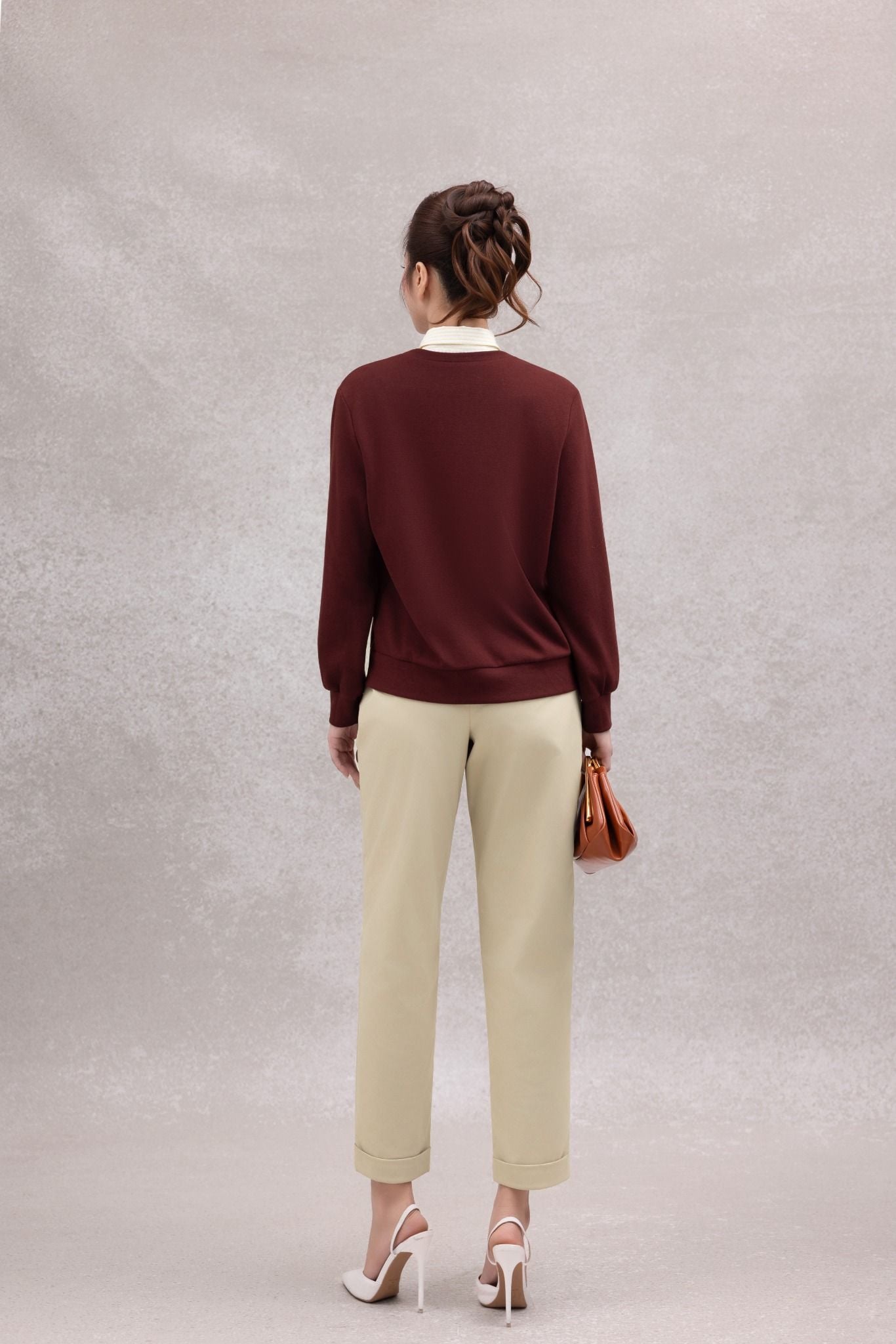 ÁO LEN PHỐI CỔ SƠ MI SM08082