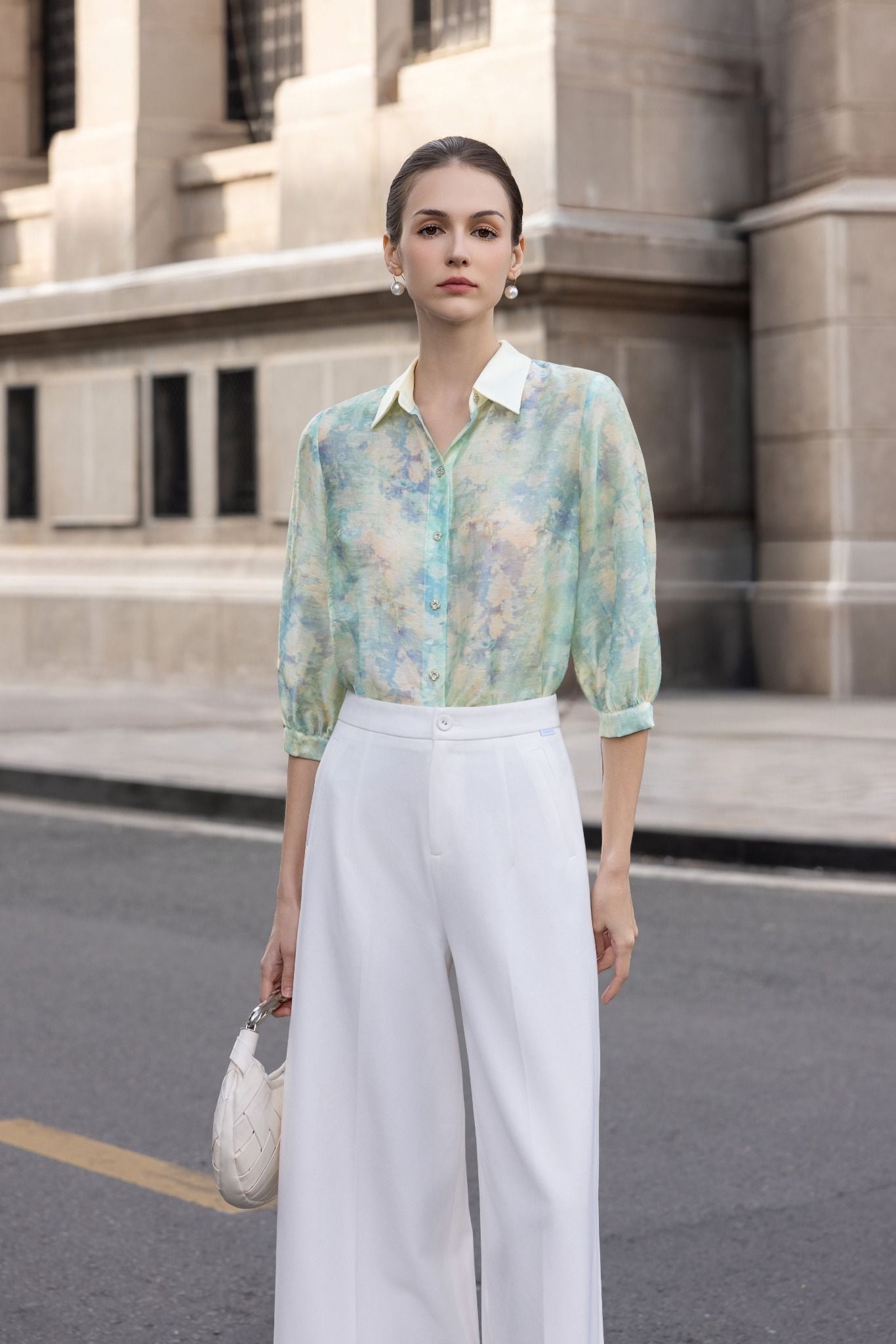 SƠ MI TAY BỒNG SM08212