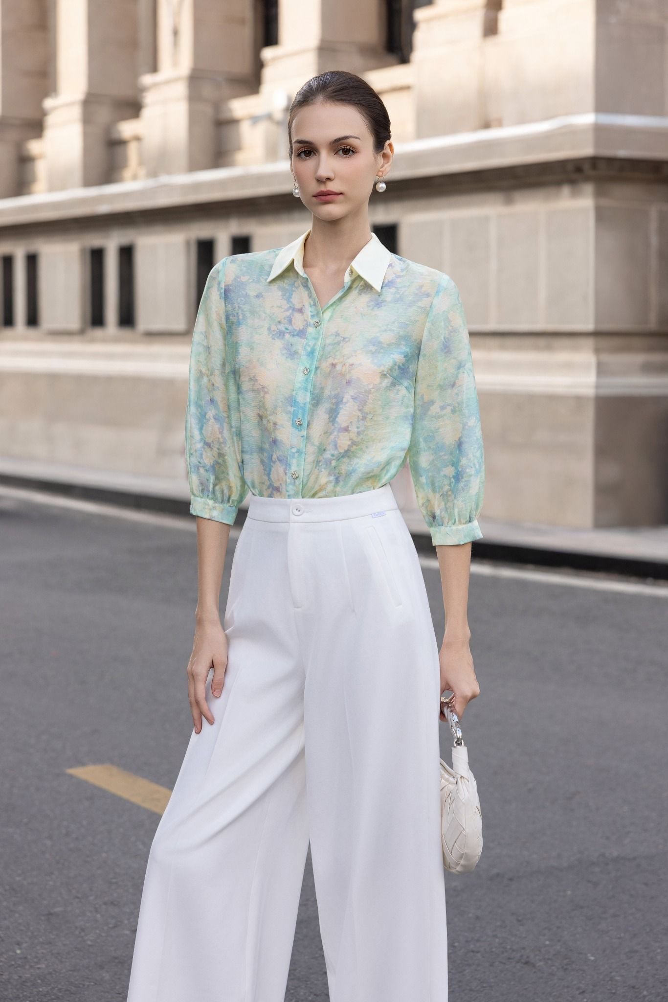 SƠ MI TAY BỒNG SM08212