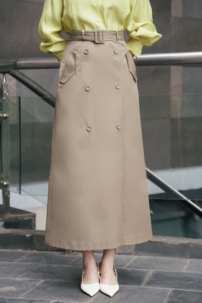  CHÂN VÁY KAKI NÂU Z10172 