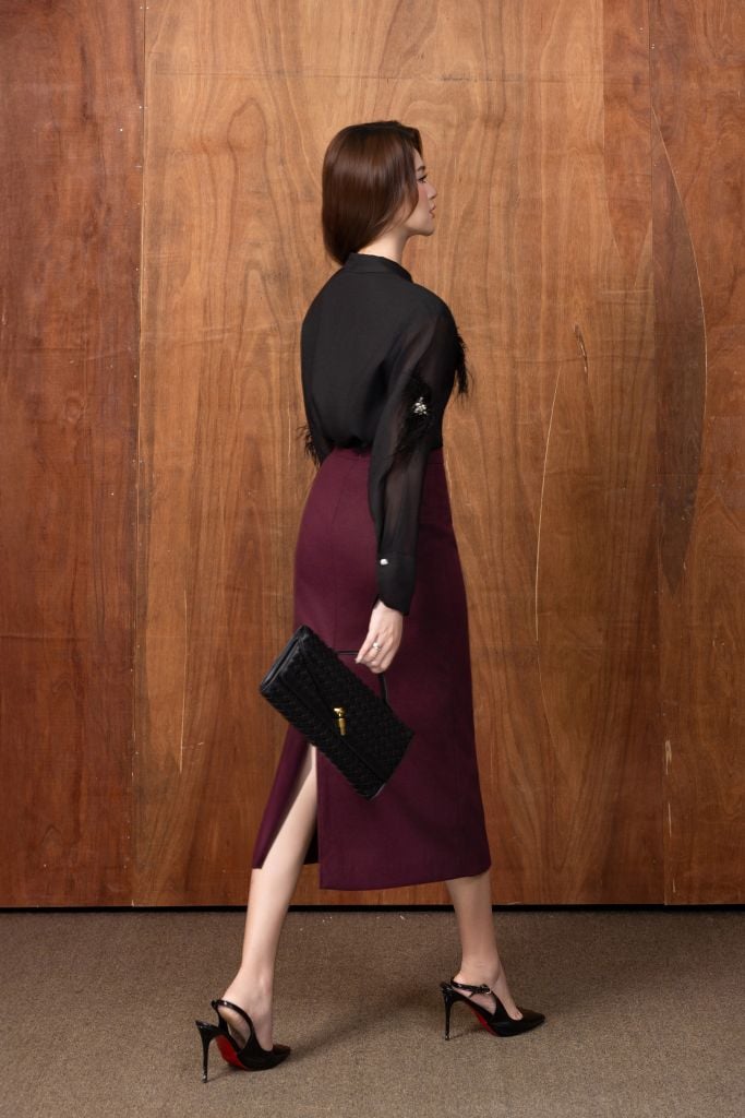  CHÂN VÁY BÚT CHÌ Z07302 