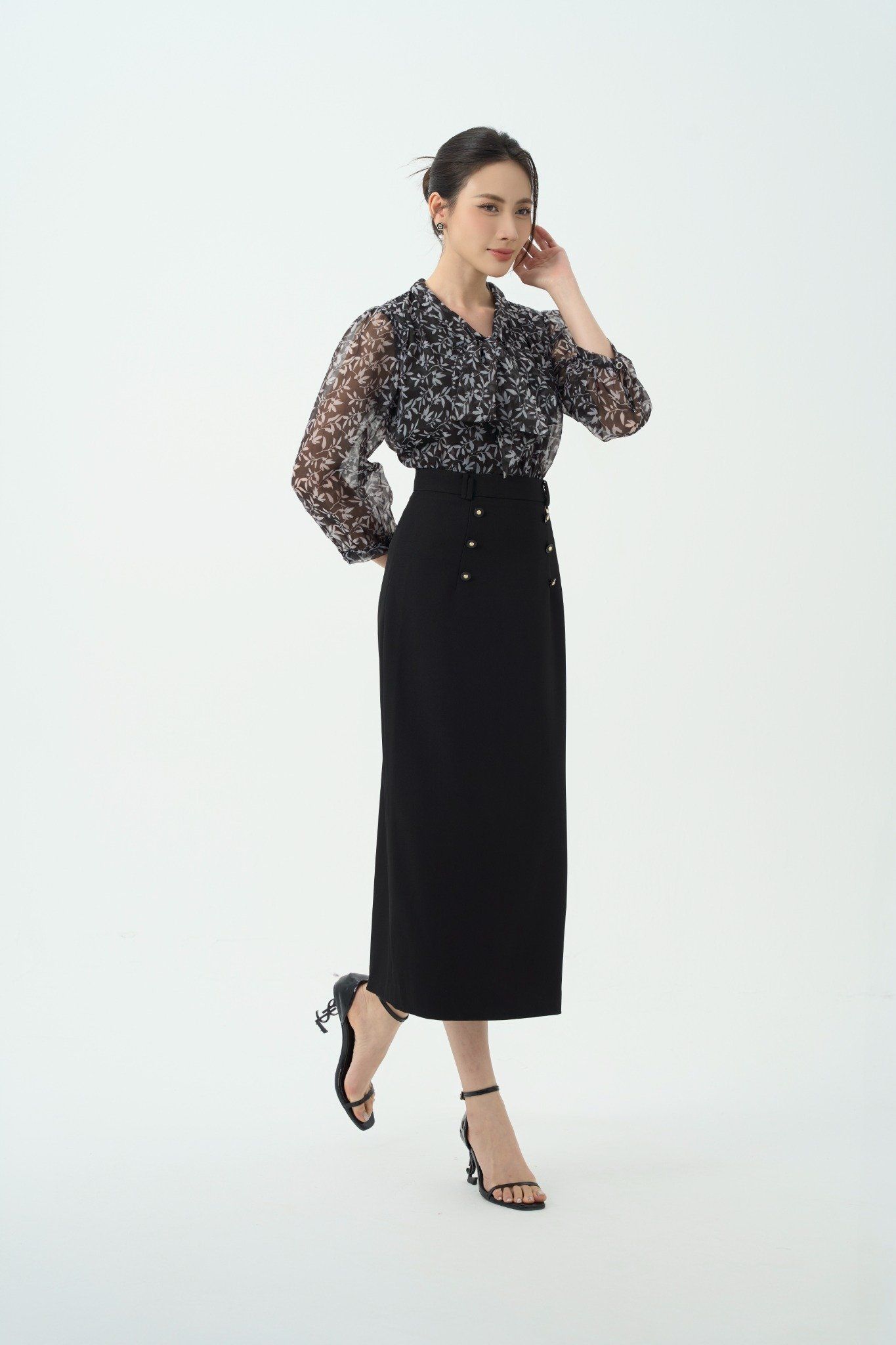 CHÂN VÁY BÚT CHÌ Z42762