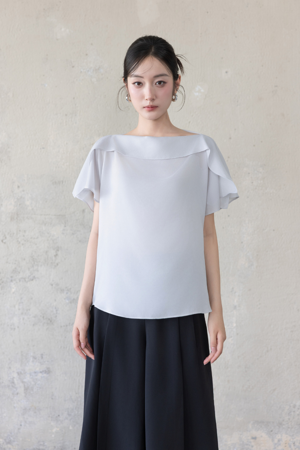 SƠ MI LỤA CỘC TAY SM62332