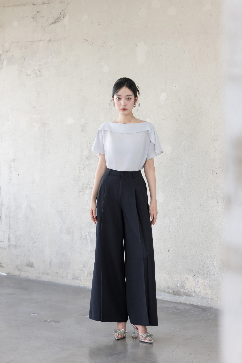 SƠ MI LỤA CỘC TAY SM62332