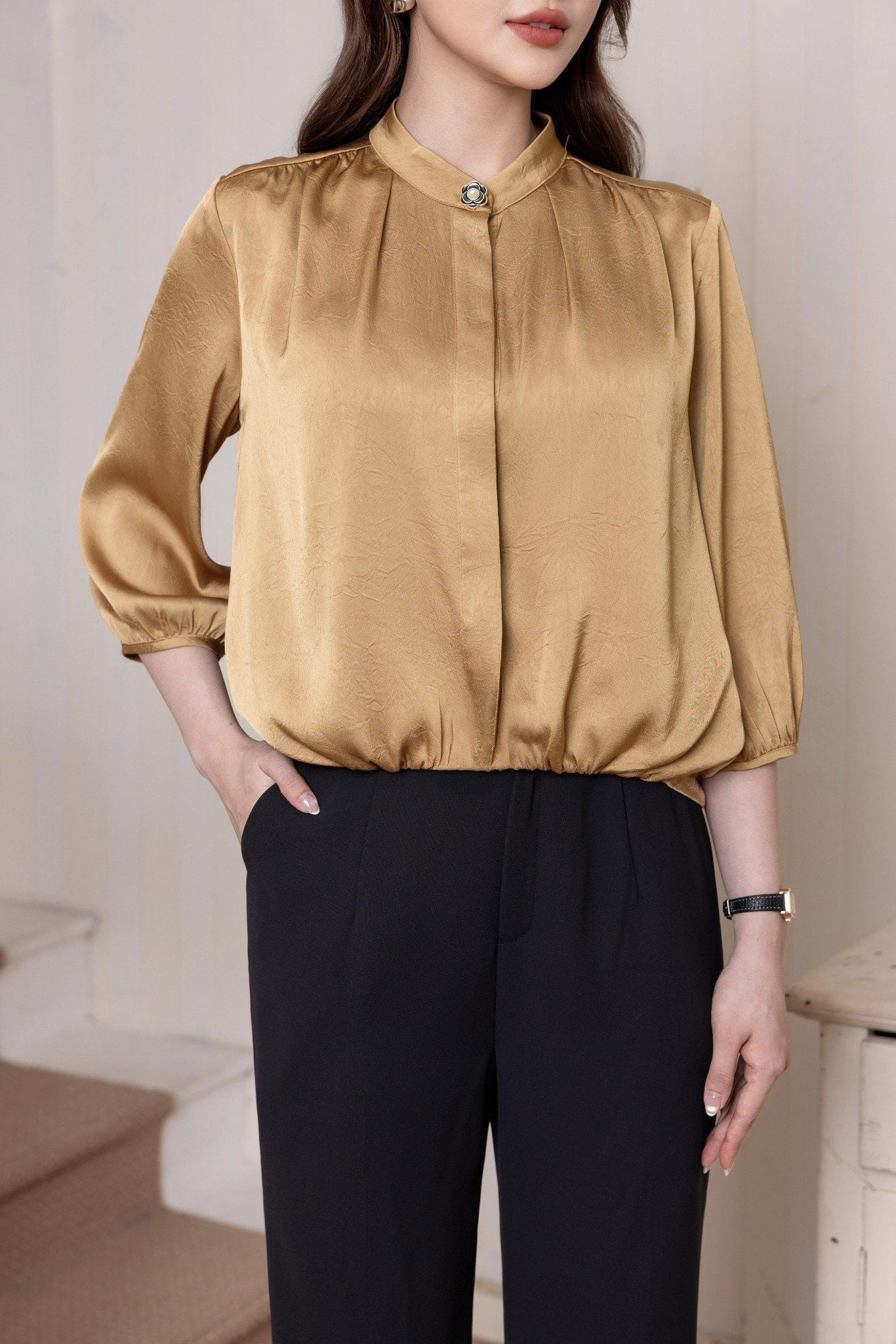 ÁO SƠ MI BO GẤU SM62362