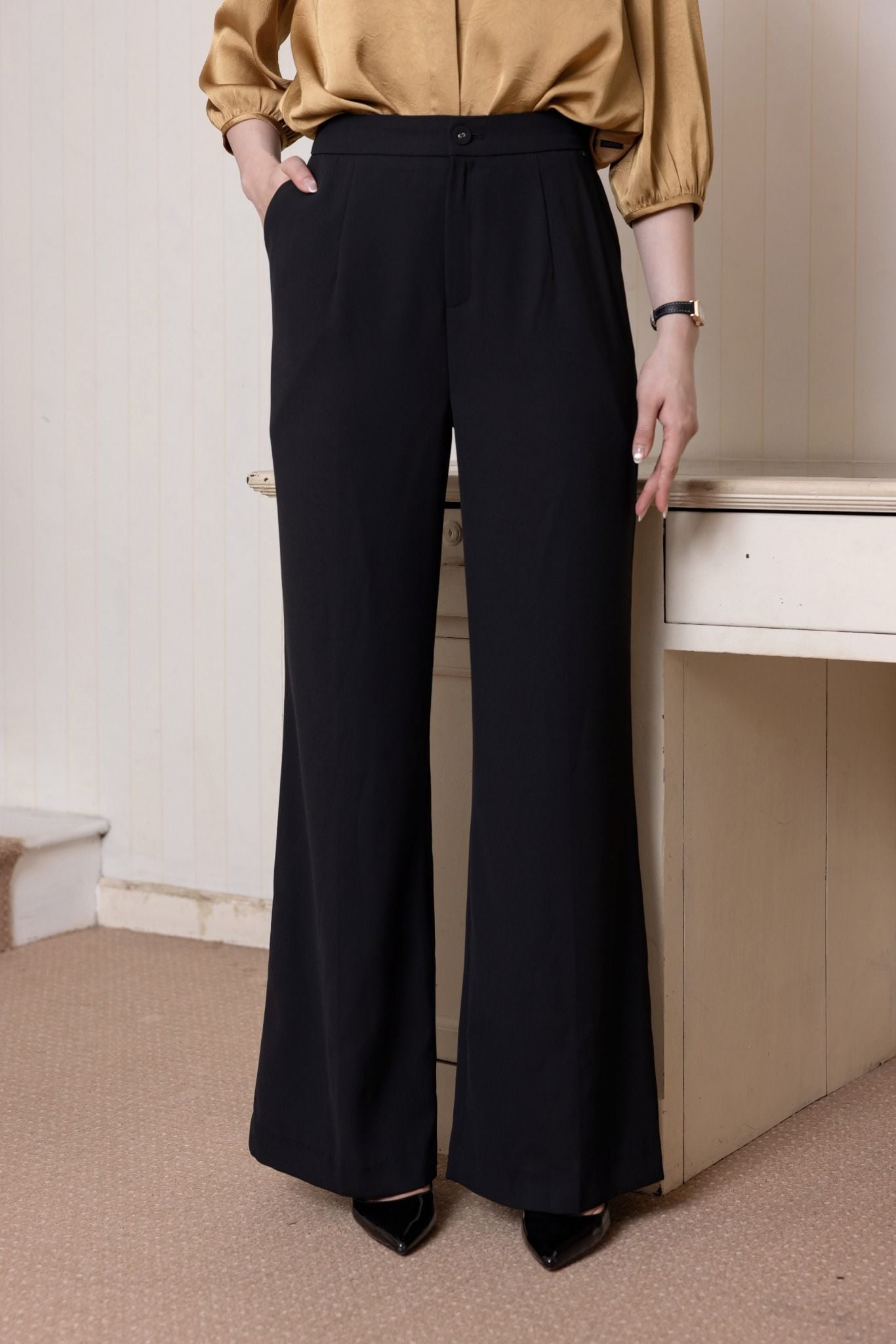 QUẦN ỐNG LOE Q04242