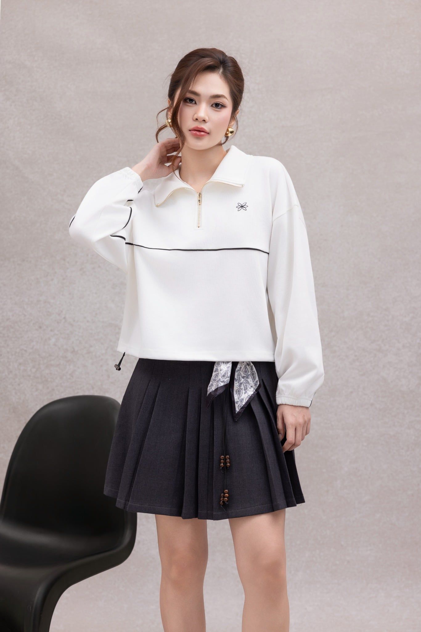 CHÂN VÁY XẾP LI Z65112