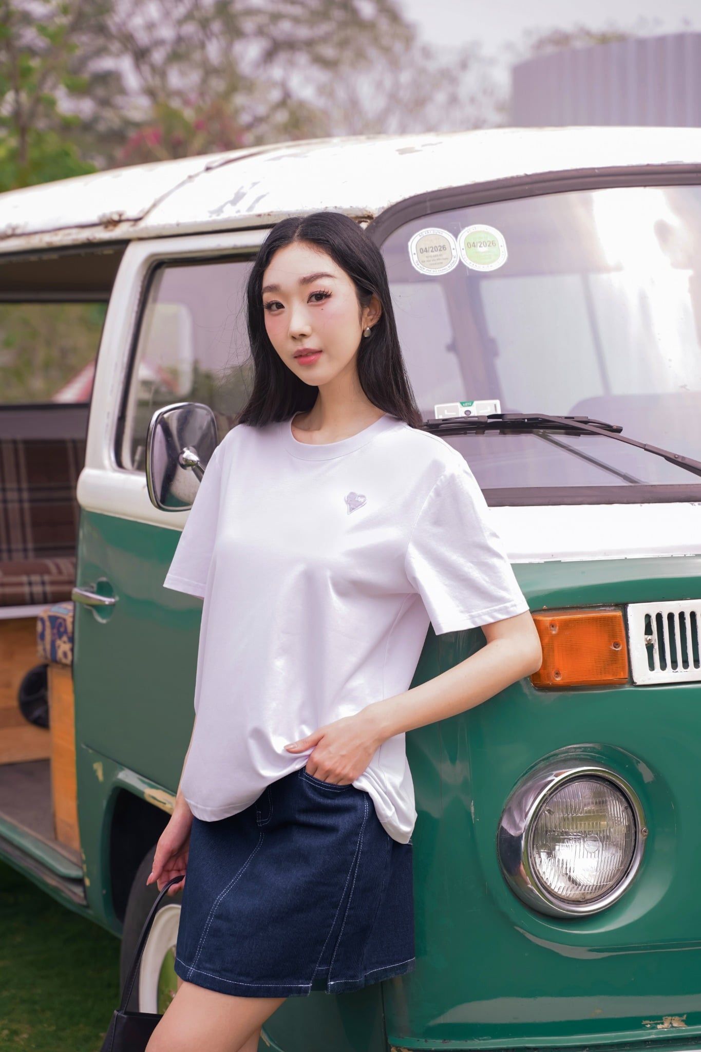 ÁO PHÔNG TÍM PASTEL TS60112