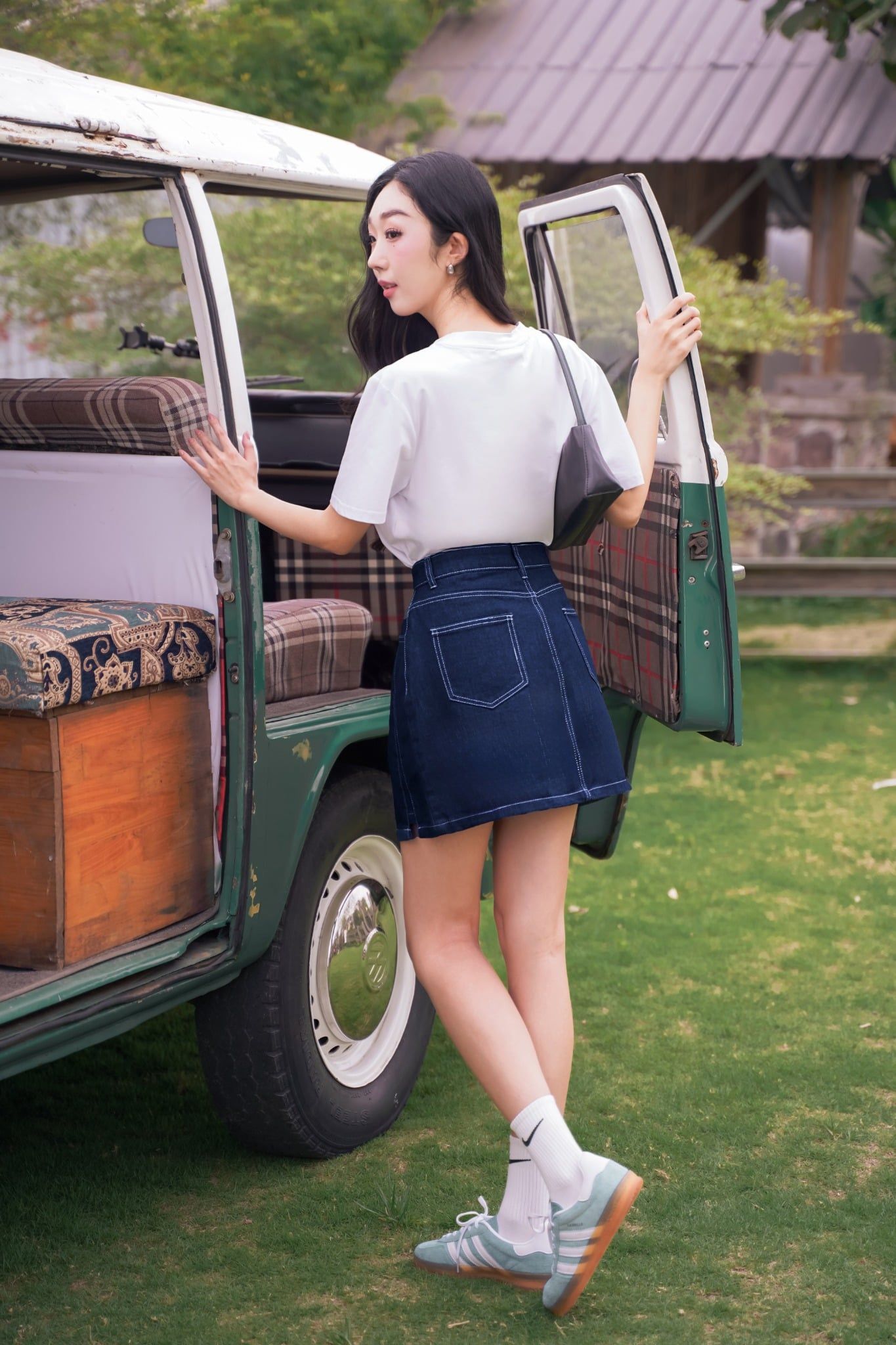 CHÂN VÁY JEANS DÁNG A Z65042