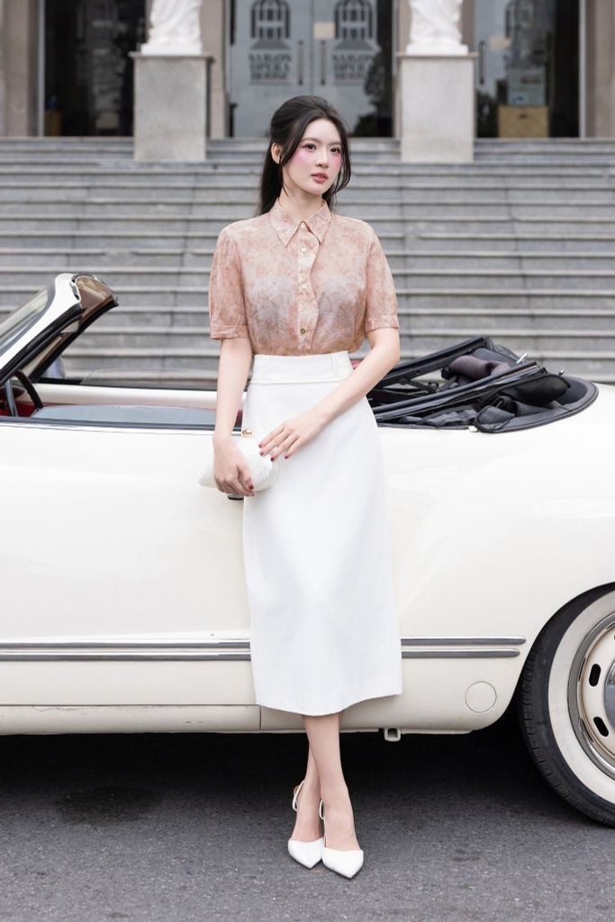 CHÂN VÁY BÚT CHÌ Z09382