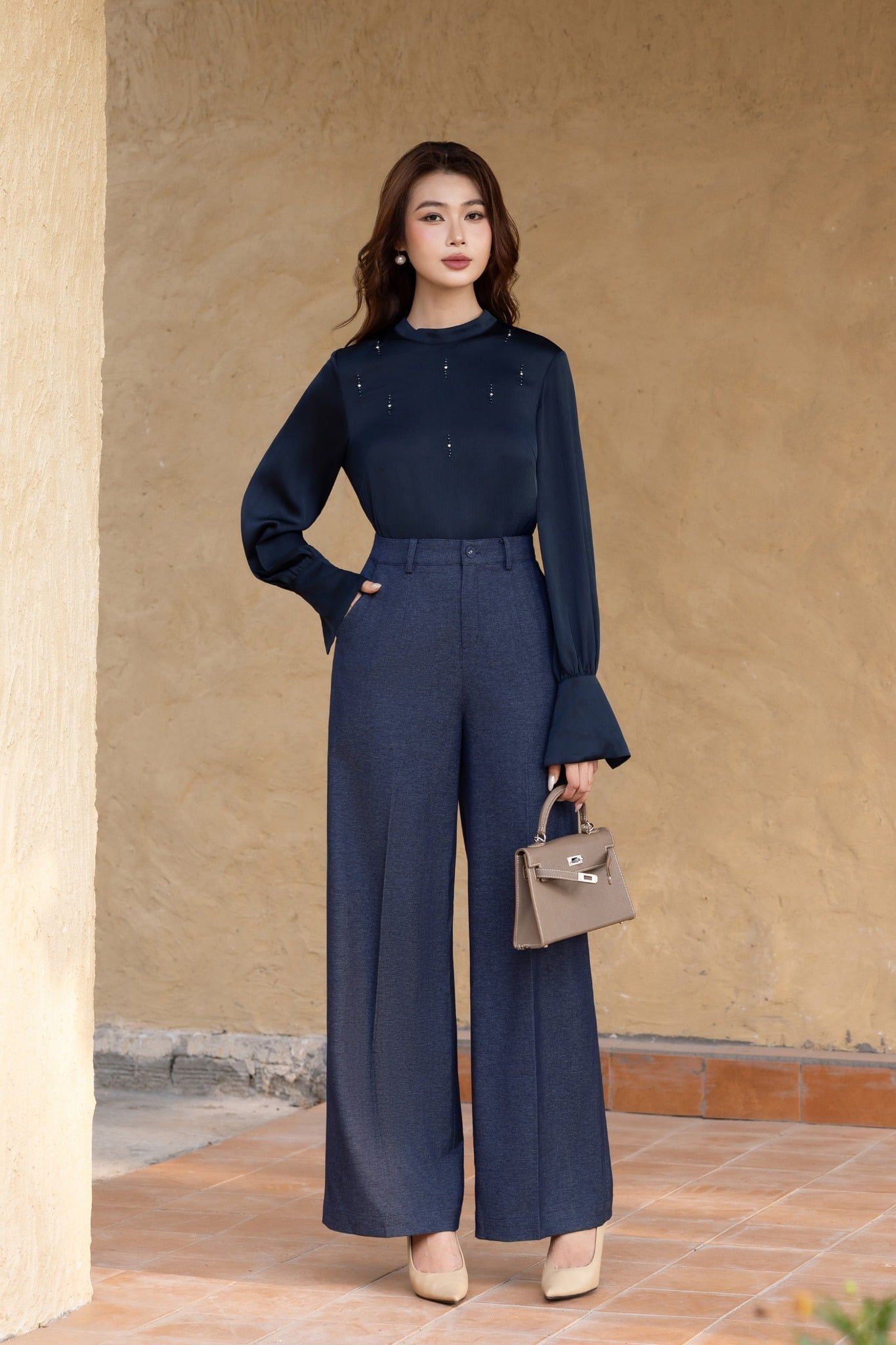 QUẦN SUÔNG DENIM Q09212