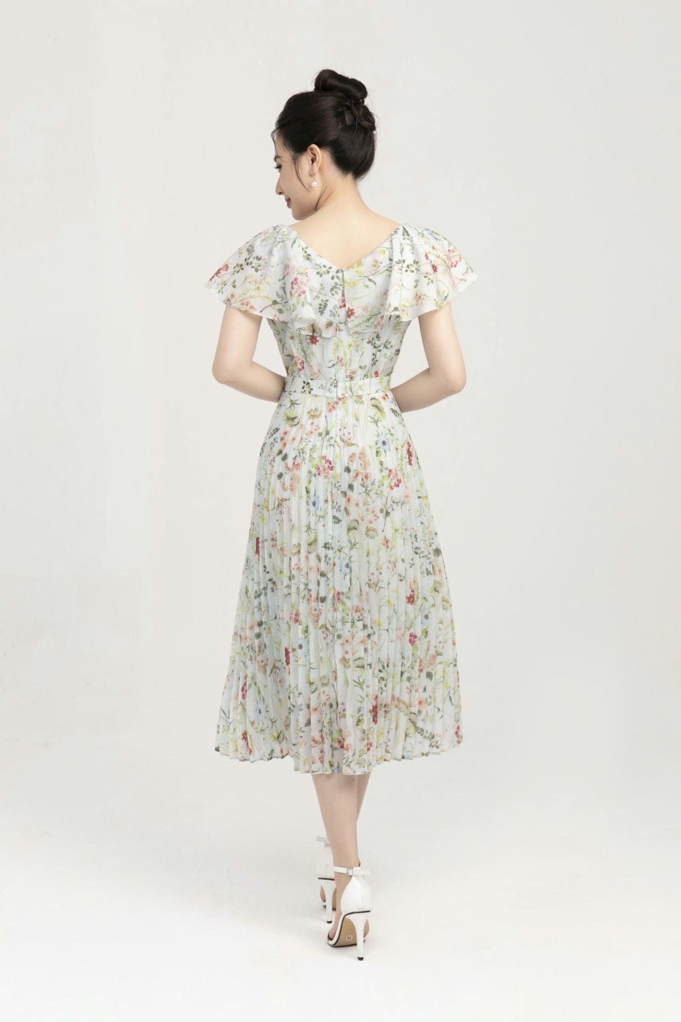 ĐẦM VOAN HOA D02242