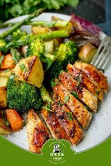 MÓN NGON MỖI NGÀY CÙNG ORSAFOOD!  Món: Ức gà rau củ nướng EatClean - Thơm ngon, giữ dáng, đẹp da EC37