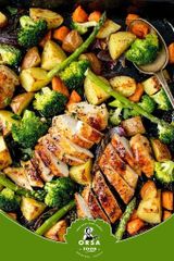 MÓN NGON MỖI NGÀY CÙNG ORSAFOOD!  Món: Ức gà rau củ nướng EatClean - Thơm ngon, giữ dáng, đẹp da EC37