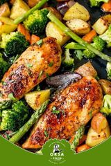 MÓN NGON MỖI NGÀY CÙNG ORSAFOOD!  Món: Ức gà rau củ nướng EatClean - Thơm ngon, giữ dáng, đẹp da EC37