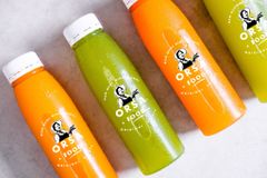 🍀 TỔNG HỢP MỘT SỐ NƯỚC ÉP MÀU XANH từ Orsafood – Tươi sạch, bổ dưỡng, và cực kỳ thanh lọc! 🌿NE 3