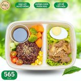  Cơm Lứt Dẻo Kèm Bò Xào 