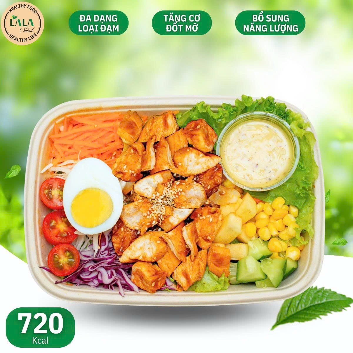  Salad Gà Kèm Nước Sốt Mè Rang 