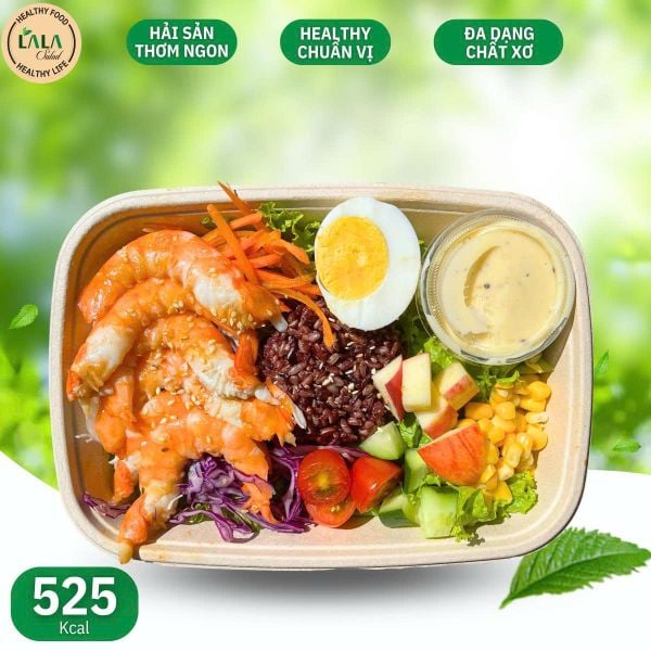  Salad Hải Sản Kèm Táo Newzeland 