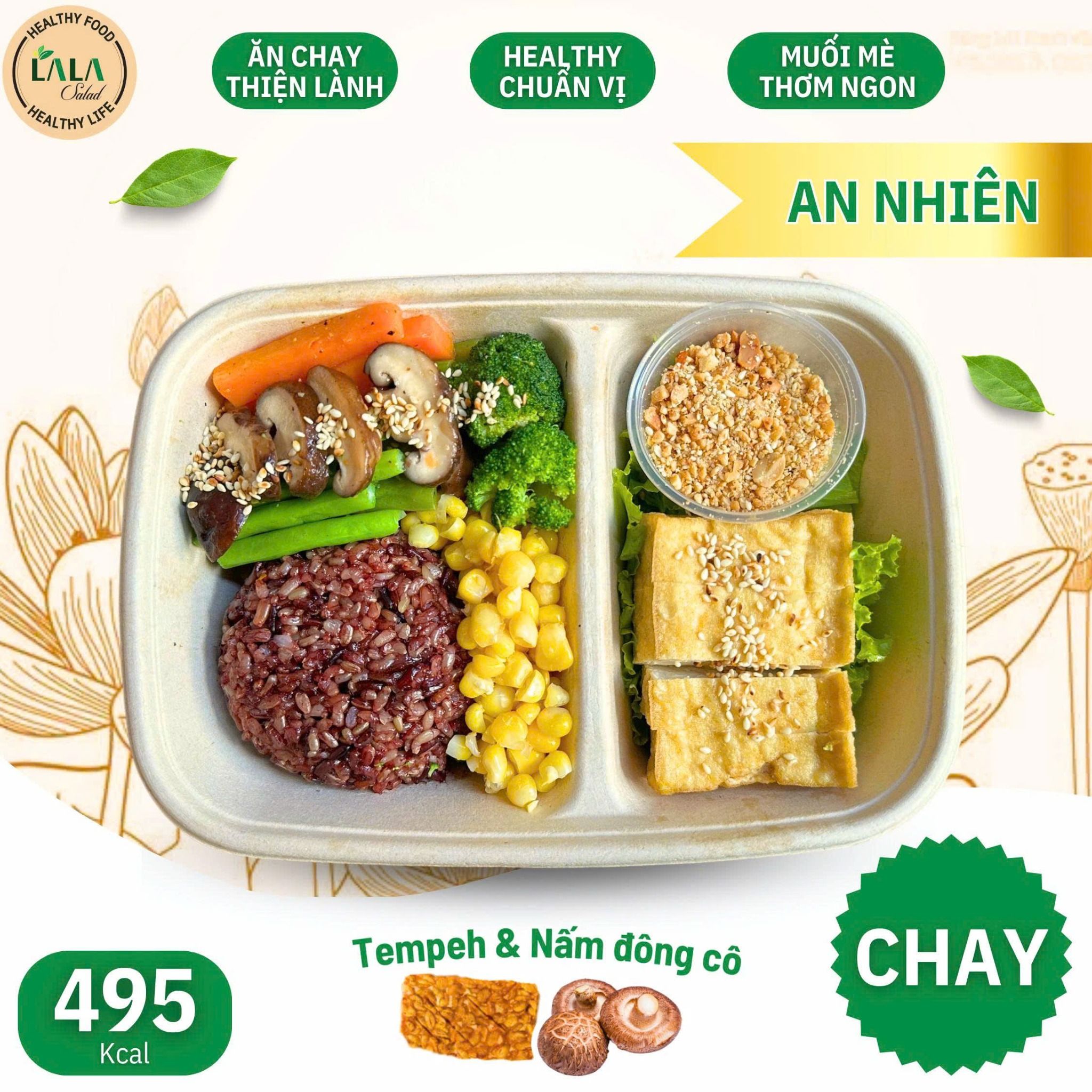  CHAY - Cơm Muối Mè Tàu Hủ An Nhiên 