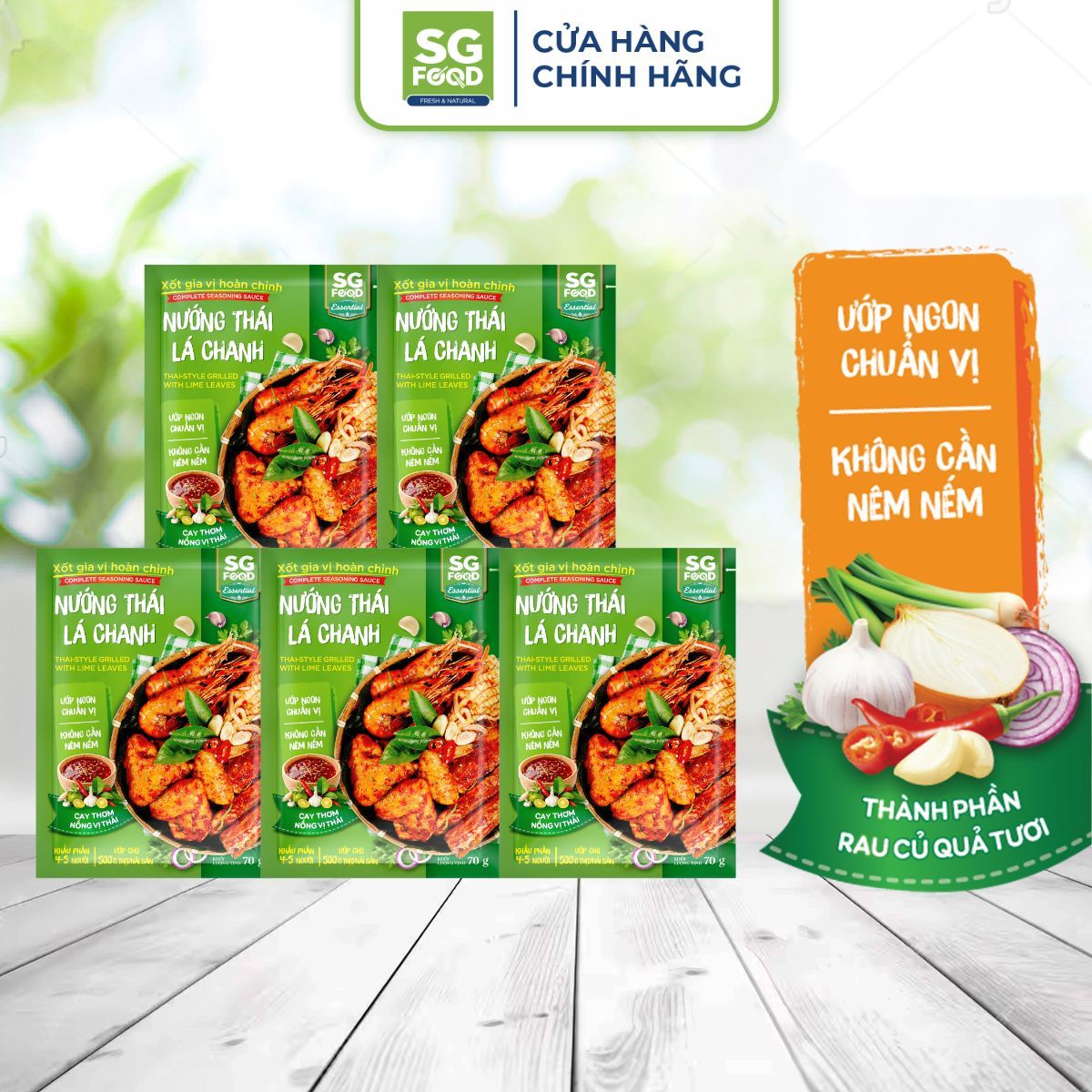 combo 5 xot gia vi nuong thai la chanh 70g